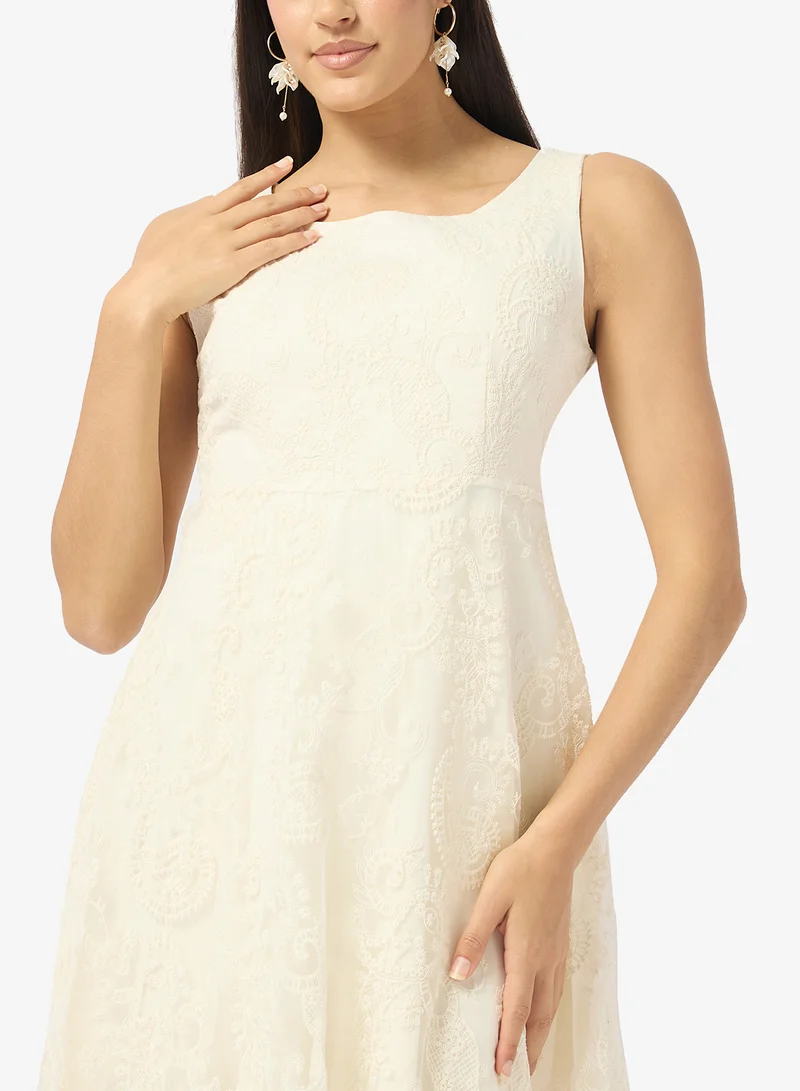 ELLA  Lace A-line Dress for Women | Best Price UAE