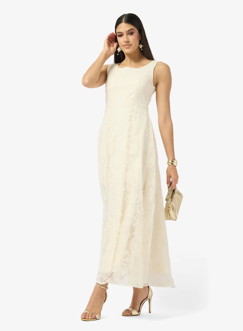 ELLA  Lace A-line Dress for Women | Best Price UAE