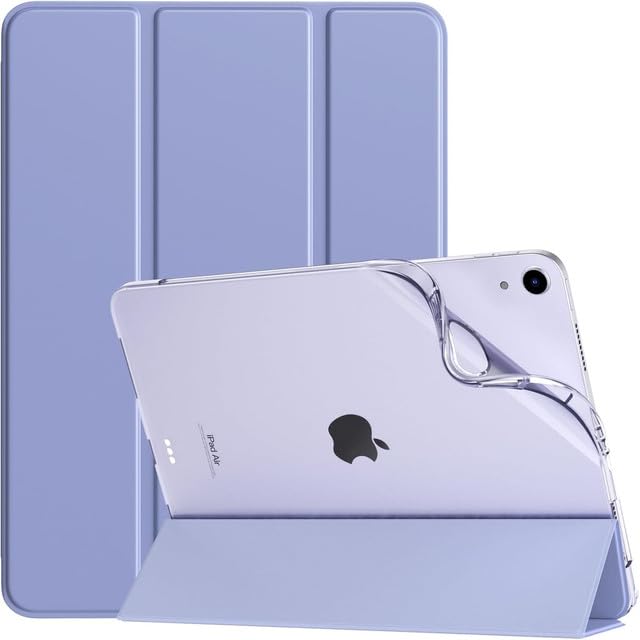 Boxome Tablet Case Cover for Apple iPad Air 13 inch (M3/M2) [Auto Sleep/Wake Cover] [Pencil Holder] [Trifold Stand] [Frosted Back] - Lavender - Image 1