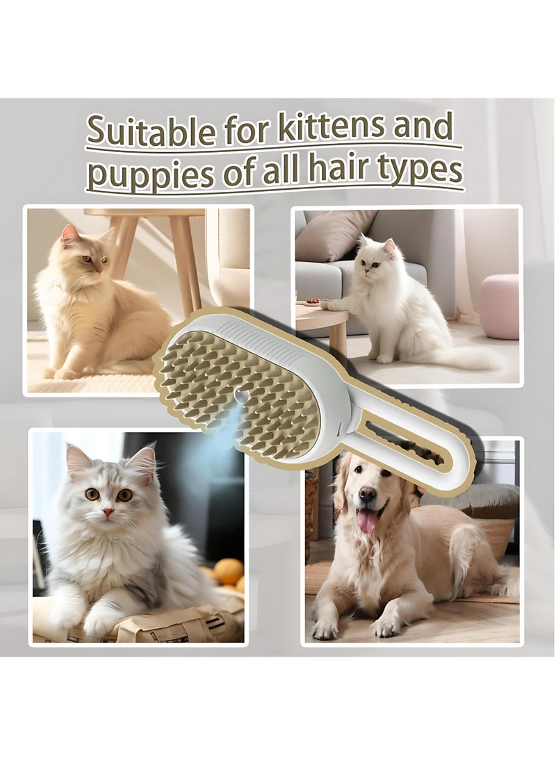 Generic 2025 Upgraded Pet Electronic Spray Comb, 3-in-1 Cat & Dog Grooming Brush for Massage, Hair Removal, and Anti-Shedding, Self-Cleaning Comb for Tangled & Loose Fur, Pet Hair Remover for Cats & Dogs  - Image 4