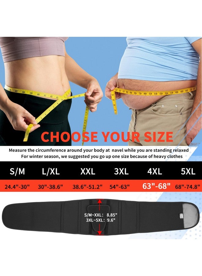 FEATOL FEATOL 4XL Lumbar Support Belt for Men Heavy Lifting Work, Back Brace for Lower Back Pain, Breathable Support Belt with Lumbar Pad for Scoliosis, Herniated Disc, Sciatica (Fit Size:63''-68.9'')  - Image 2