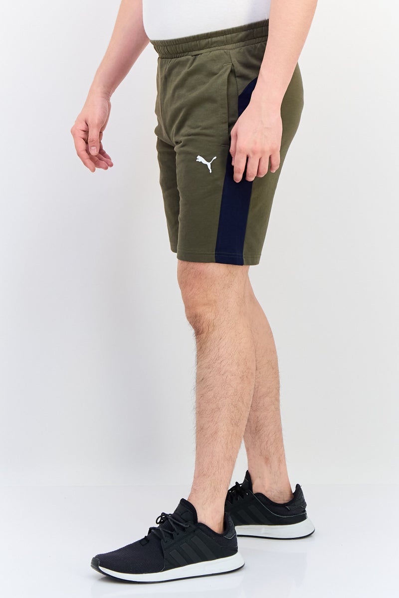 PUMA Men Sportswear Fit Drawstring Outdoor Shorts, Olive - Image 3