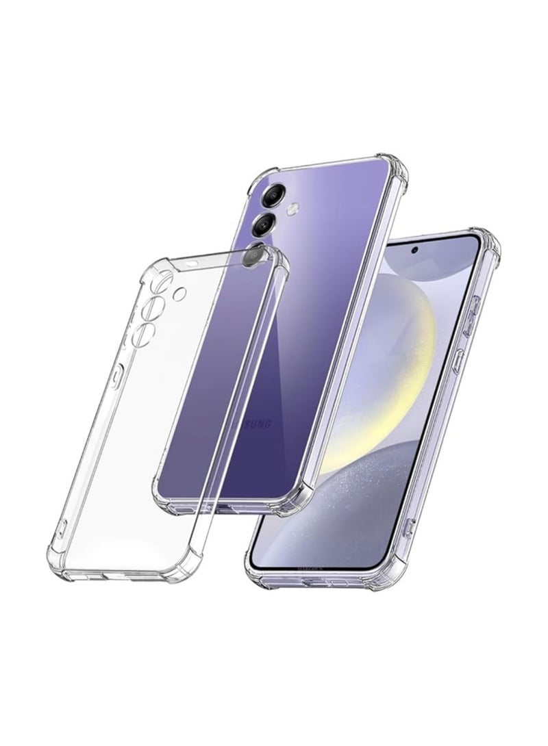 غطاء حماية شفاف مضاد للصدمات لهاتف سامسونج S24+ شفاف من مادة TPU لهاتف Galaxy S24 Plus - Image 1