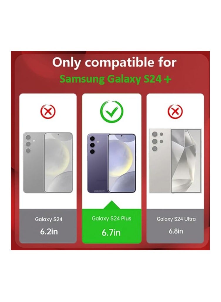 غطاء حماية شفاف مضاد للصدمات لهاتف سامسونج S24+ شفاف من مادة TPU لهاتف Galaxy S24 Plus - Image 3