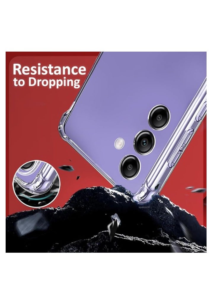 غطاء حماية شفاف مضاد للصدمات لهاتف سامسونج S24+ شفاف من مادة TPU لهاتف Galaxy S24 Plus - Image 2