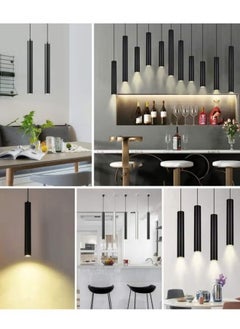 Black Modern Pendant Lights Dia 6CM 7W L40CM Tube LED Mini Kitchen Focus Hanging Lamp Downlight Nordic Long Tube Hanging Lamp Spot Light Art Decor Lighting Fixture for Dining Room Kitchen Bar - pzsku/Z70280D6186F08B20CEE2Z/45/_/1733914912/117444ef-d9fe-4b2c-aea2-f4c3a9ddc814