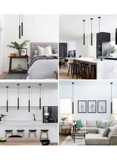 Black Modern Pendant Lights Dia 6CM 7W L40CM Tube LED Mini Kitchen Focus Hanging Lamp Downlight Nordic Long Tube Hanging Lamp Spot Light Art Decor Lighting Fixture for Dining Room Kitchen Bar - pzsku/Z70280D6186F08B20CEE2Z/45/_/1733914920/86a28ed9-0015-43cb-b7d0-638b0dde8c6e