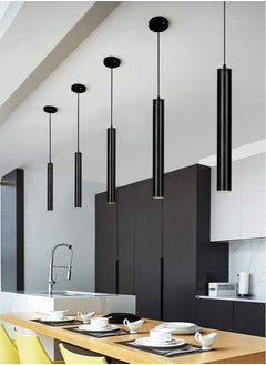 Black Modern Pendant Lights Dia 6CM 7W L40CM Tube LED Mini Kitchen Focus Hanging Lamp Downlight Nordic Long Tube Hanging Lamp Spot Light Art Decor Lighting Fixture for Dining Room Kitchen Bar - pzsku/Z70280D6186F08B20CEE2Z/45/_/1733914921/5a4aa638-b84a-4915-94ef-fa1cfc357c54