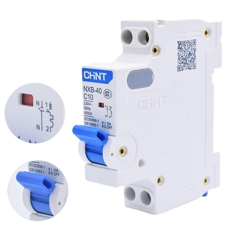 Miniature Circuit Breaker MCB 1P 1N 10A 220V 230V 50HZ DZ267 - Image 3