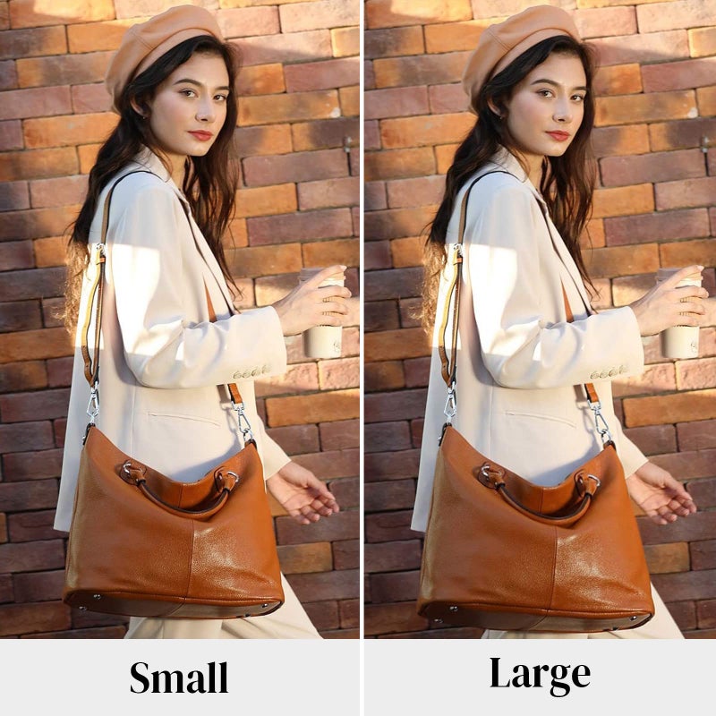 Kattee Women's Soft Leather Tote Bag, Top Satchel Purses and Handbags - Image 2