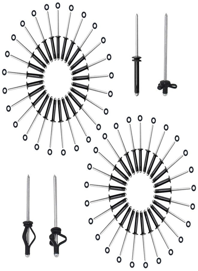 CLIO 50 مجموعة من مسامير تثبيت ثلاثية القبضة بطول 3/16" مع حلقات مطاطية مقاومة للماء لتثبيت قوارب الكاياك والزوارق والإكسسوارات الأخرى في المياه العميقة - Image 1