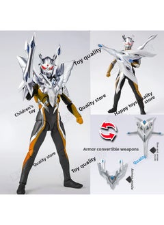 Mecha Shines Sailor Ultraman Handmade Model Mobile Ultimate Sailor Super Movable Joint Boy Toy Figure-Color:--dark Saero Gift Box 16cm Multi-joint Movable
