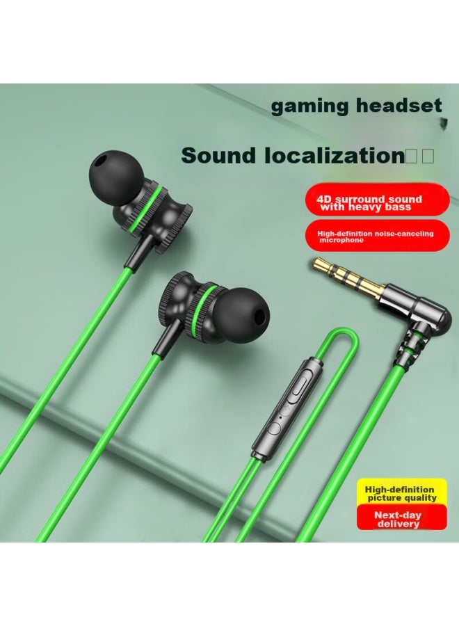 Bkayp Wired Gaming In-ear Headphones For Desktop And Laptop, Compatible With Apple, Huawei, Xiaomi, Honor, Oppo Phones, 3.5mm And Type-c Ports - Image 1