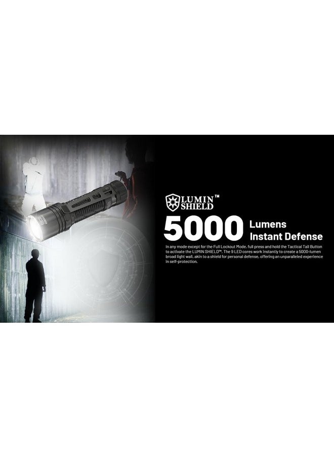 NITECORE Nitecore EDC35 5000 Lumen EDC Flashlight, USB-C Rechargeable, High Power Super Bright Sticker for Everyday Carry  - Image 2