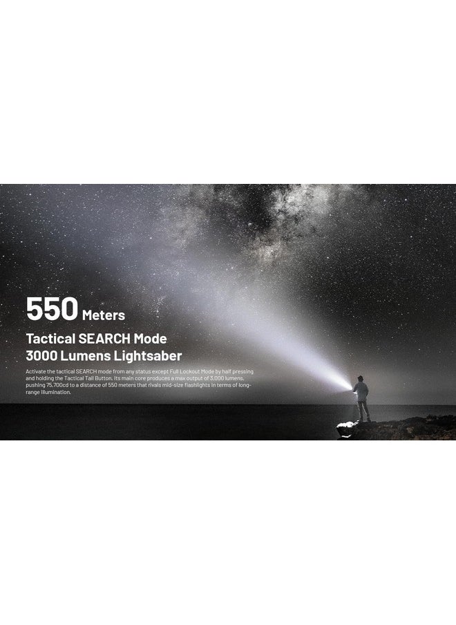 NITECORE Nitecore EDC35 5000 Lumen EDC Flashlight, USB-C Rechargeable, High Power Super Bright Sticker for Everyday Carry  - Image 3