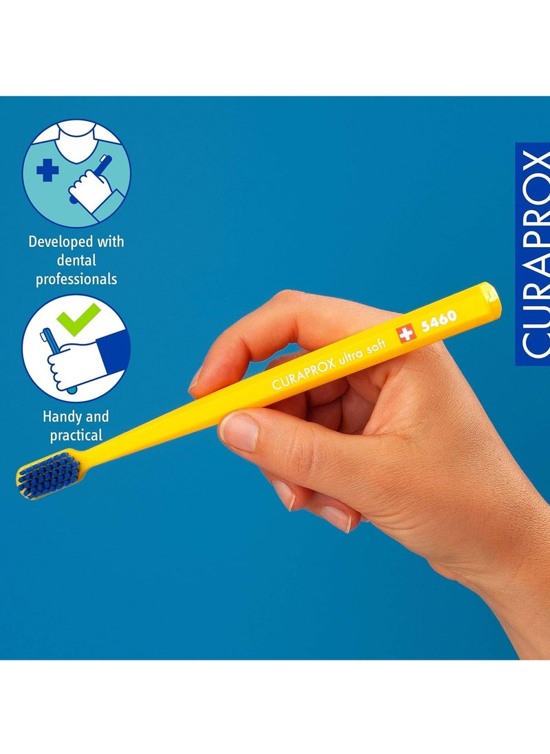 CURAPROX - Curaprox Ultra Soft Toothbrush 5460 Multi Color One Piece - Image 1