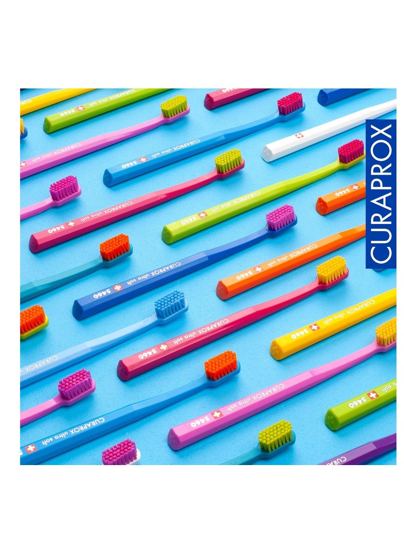 CURAPROX - Curaprox Ultra Soft Toothbrush 5460 Multi Color One Piece - Image 1