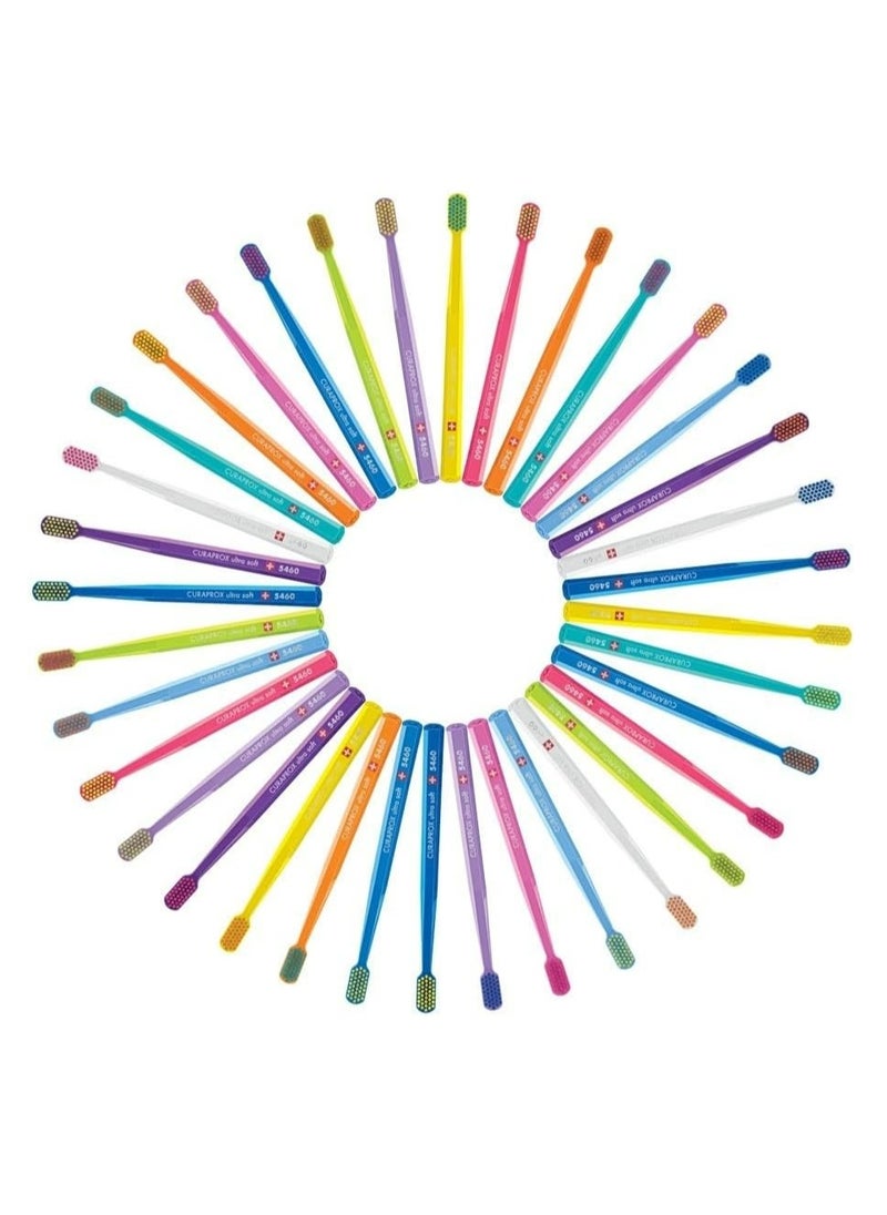 CURAPROX - Curaprox Ultra Soft Toothbrush 5460 Multi Color One Piece - Image 1