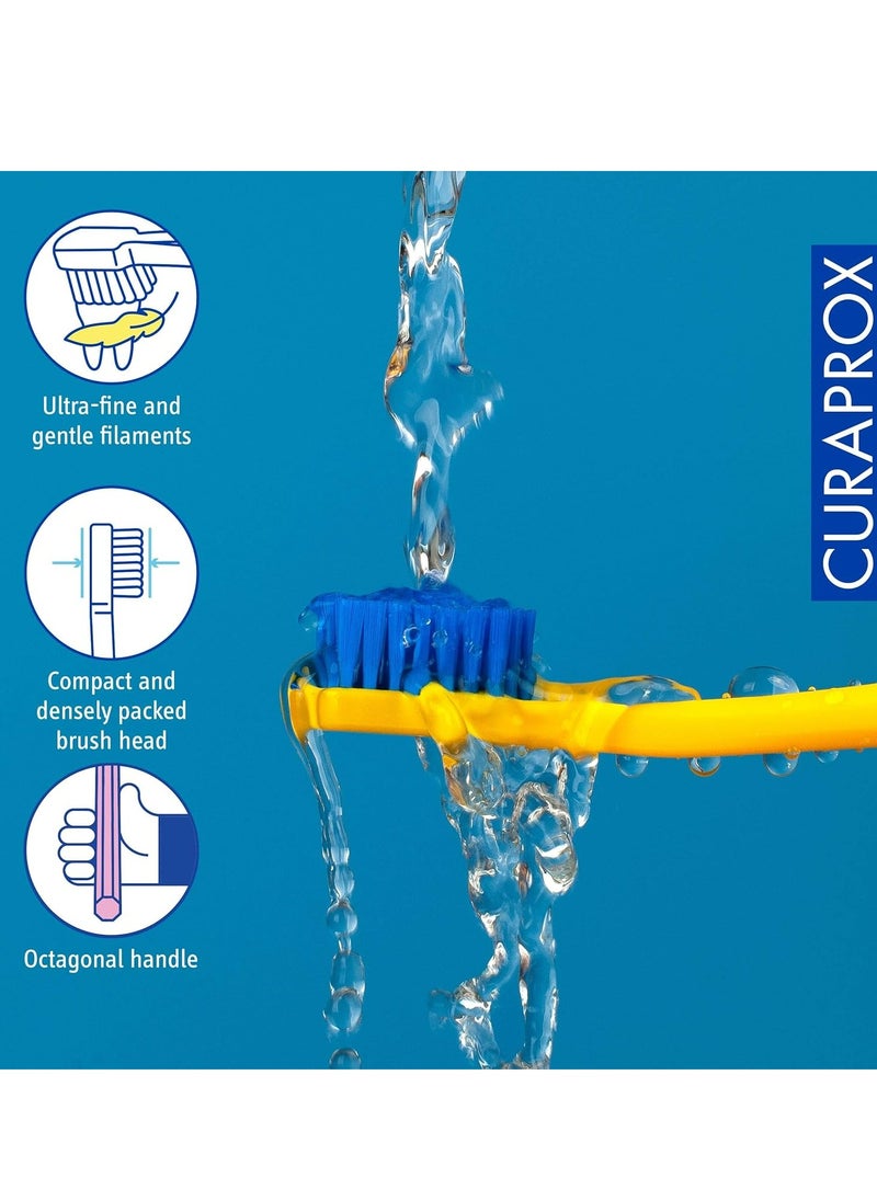 CURAPROX - Curaprox Ultra Soft Toothbrush 5460 Multi Color One Piece - Image 1