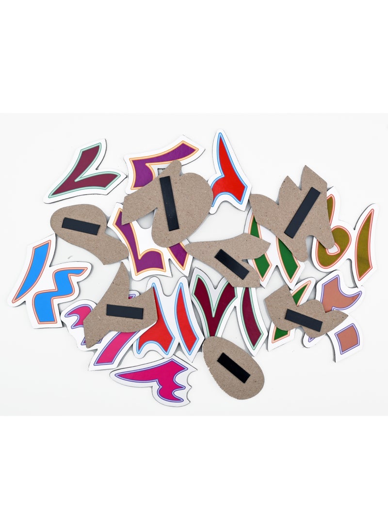 Wooden Numbers Magnetically Attached To The Back - Image 3