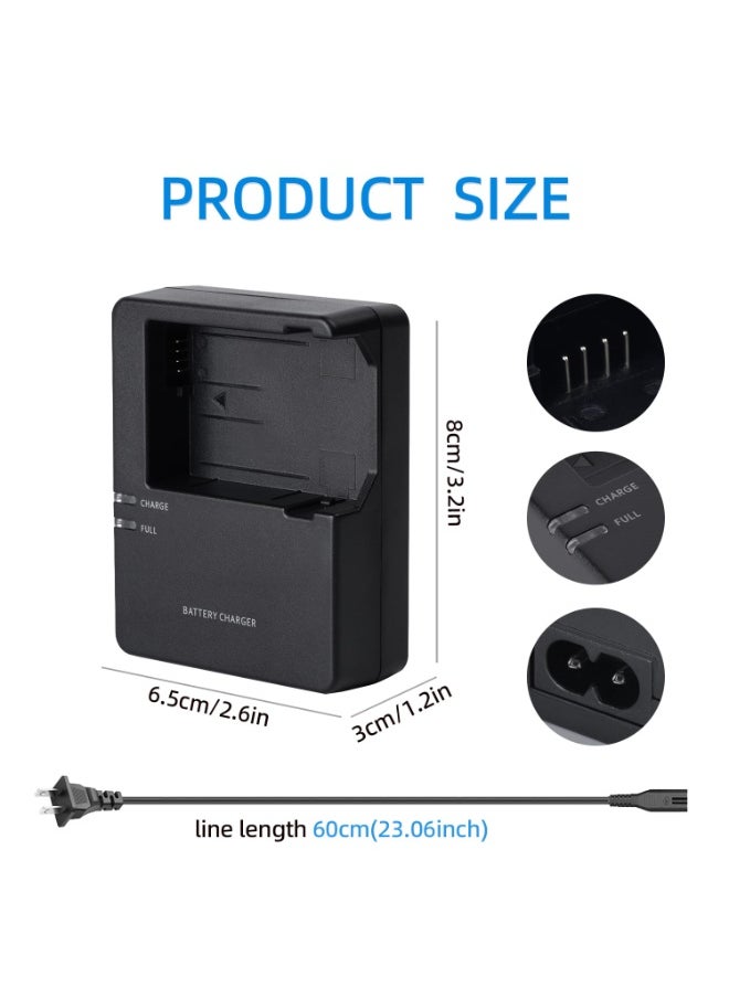 Mijioceon LP-E8 Battery Pack Charger，LC-E8 Charger Compatible for Canon EOS Rebel T2i, T3i, T4i, T5i, 550D, 600D, 650D, 700D,  X4, X5, X6i, X7i Digital Camera.  - Image 3