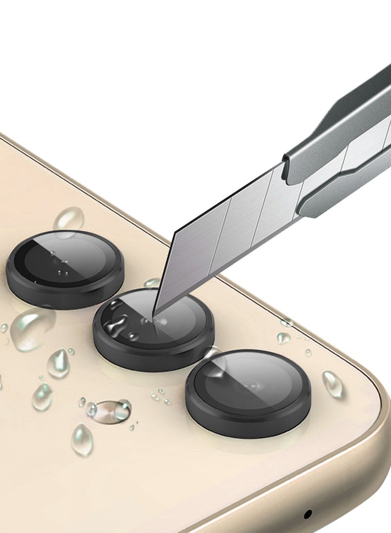 Lens protection film HD CD pattern for SAMSUNG Galaxy S23, Gold - Image 5