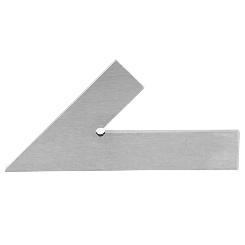45 Degree Angle Corner Ruler High Precision 150x100mm Wide Base Steel Measuring Tool - Image 1