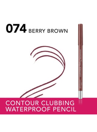 Contour Clubbing Waterproof Eye Pencil - 074 - Berry Brown, 1.2 Grams - view 2