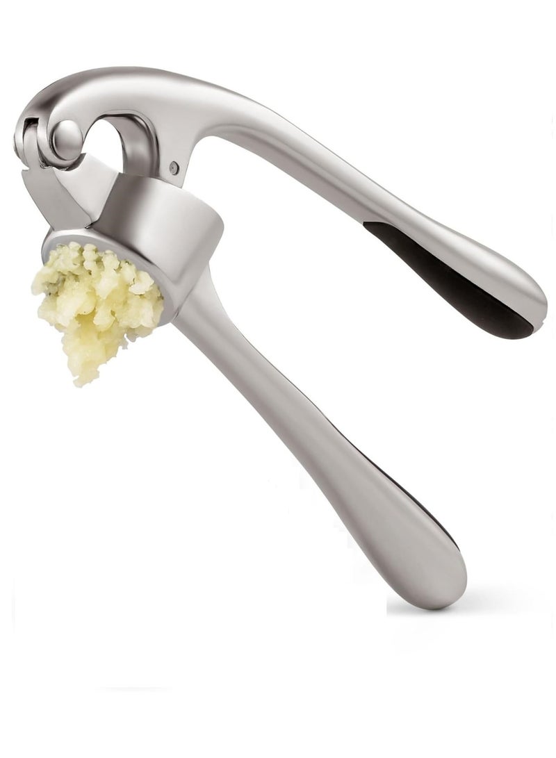 توب تشويس هراسة ثوم إستانلس ستيل متعددة الوظائف,مفرمة ثوم معدنية ، كسارة ثوم قابلة للغسل ، مفرمة ثوم المطبخ ، عصارة الزنجبيل - Image 1