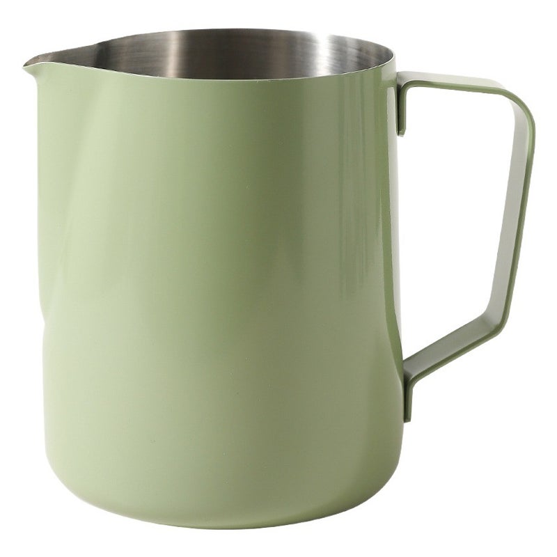 304 stainless steel flower cup pointed mouth coffee flower jar milk bubble cup gradient color creative household coffee utensils - Image 2