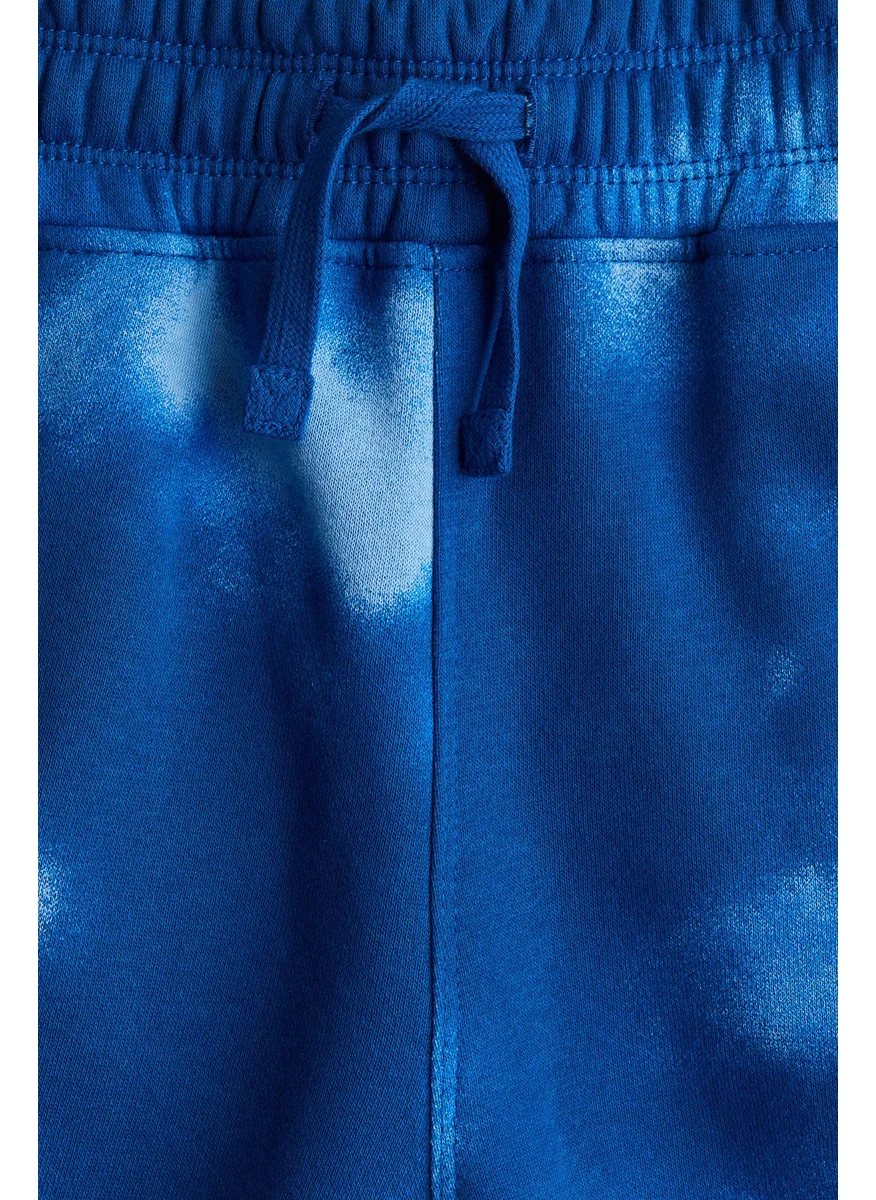 H&M Printed Sweatshirt Shorts
