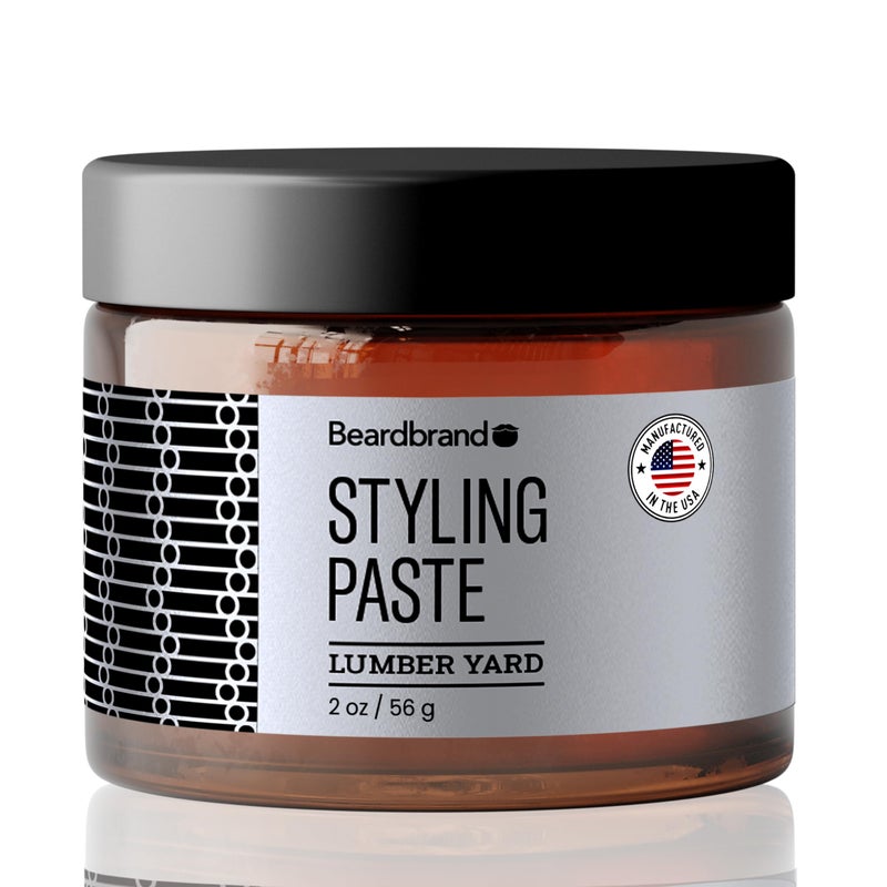 Beardbrand Beard Styling Paste Medium Hold and Natural Look Hair Paste for Men Versatile Hair Styling Cream Sandalwood Cedar Scent 56 grams - Image 2