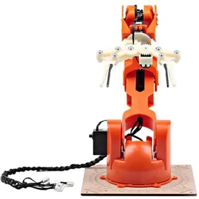 Arduino TinkerKit Braccio [T050000] – Fully Operational Robot Arm with Adjustable Configurations, 5V 4A Power Supply Included, High-Precision Servo Motors, Ideal for DIY Projects & Robotics Learning - Image 3