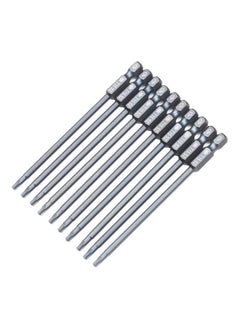 NIBEMINENT 10-Piece Security Torx Bit Set Grey  - Image 2