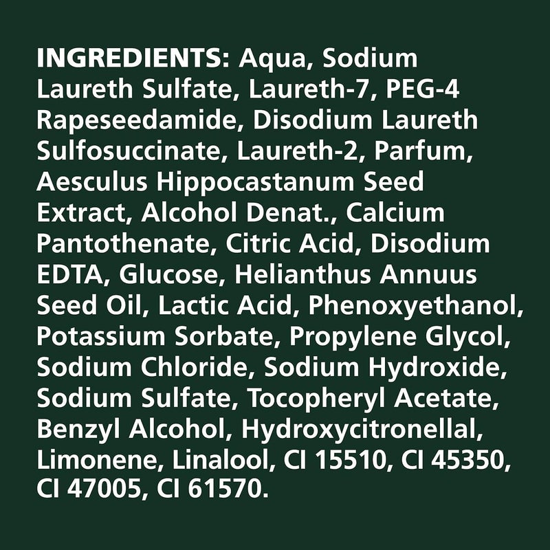 BADEDAS Revitalizing Bath Gel 10.1oz/300ml with Soothing Chestnut Extract - Image 5