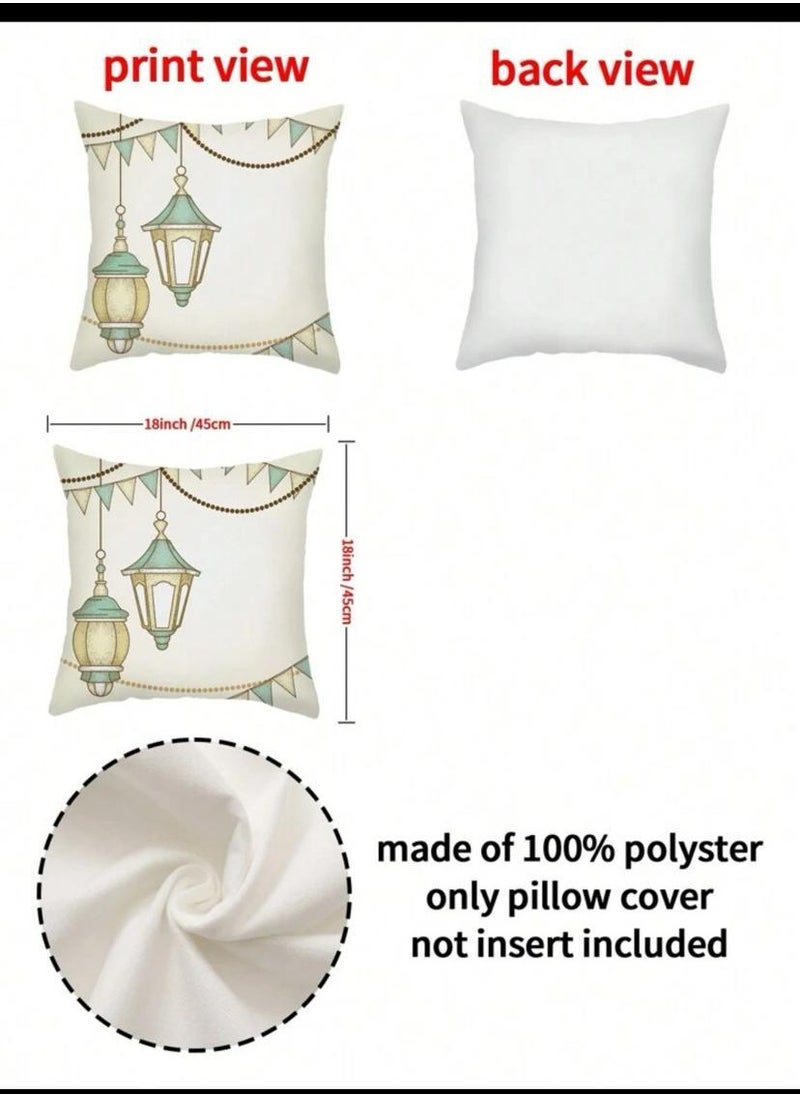 Shein 1pc Cushion Cover Hanging Lantern 45x45 cm  - Image 3