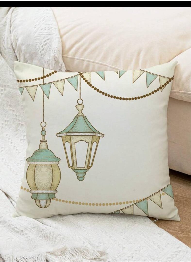 Shein 1pc Cushion Cover Hanging Lantern 45x45 cm  - Image 4