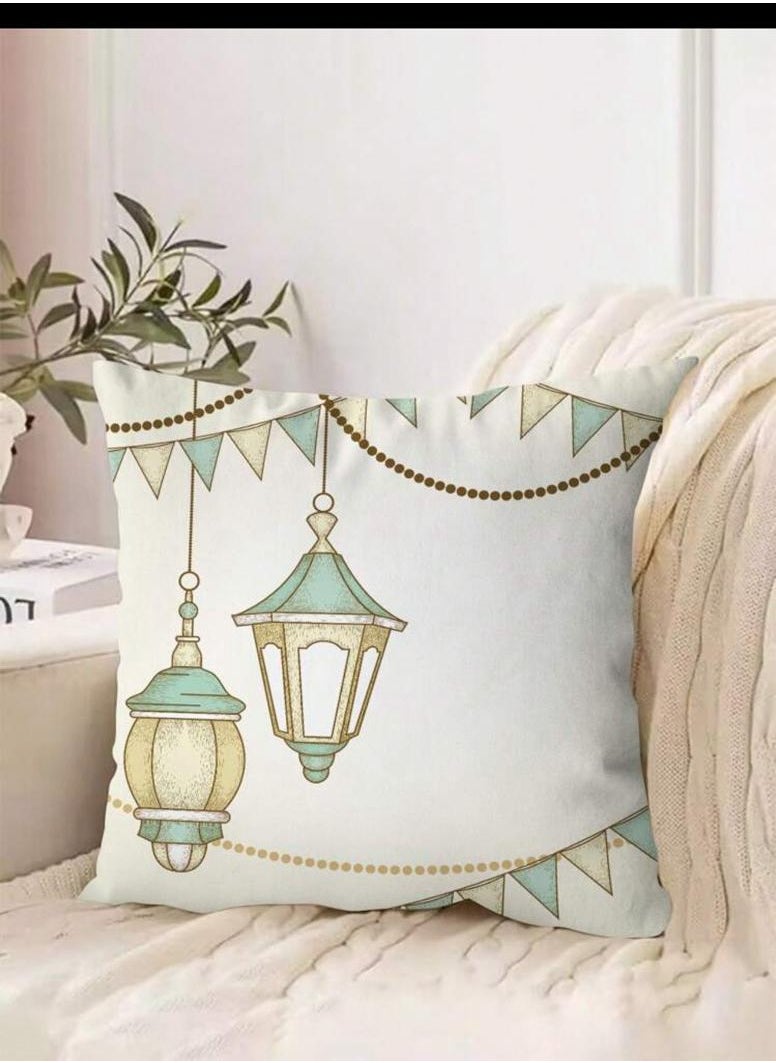 Shein 1pc Cushion Cover Hanging Lantern 45x45 cm  - Image 2