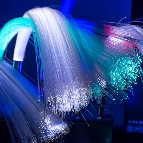 OSALADI Optical Fiber Cable Lights Guiding Fiber Optic Lighting Party Long Lights Decoration 0.75mm 100 - Image 1