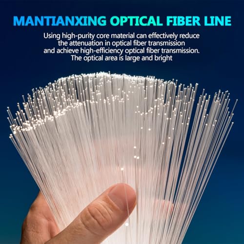 OSALADI Optical Fiber Cable Lights Guiding Fiber Optic Lighting Party Long Lights Decoration 0.75mm 100 - Image 2