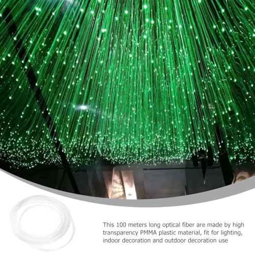 OSALADI Optical Fiber Cable Lights Guiding Fiber Optic Lighting Party Long Lights Decoration 0.75mm 100 - Image 3