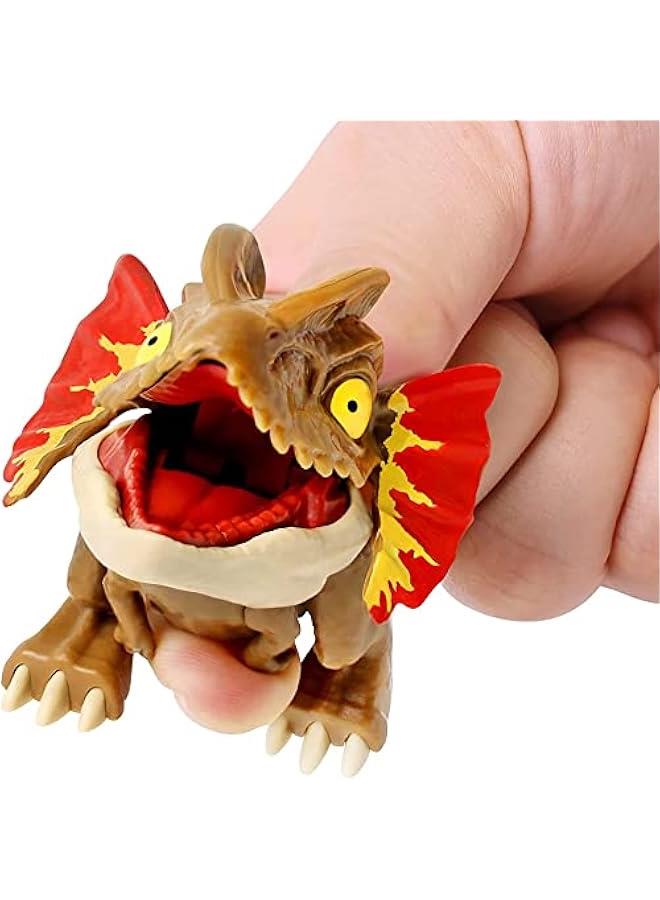 Dinosaur Finger Biting Toys 5 Pack Dinosaur Finger Biting Toys, Family Puzzle Games, Backpack Pendants,  Gifts, Collectibles.  - Image 3