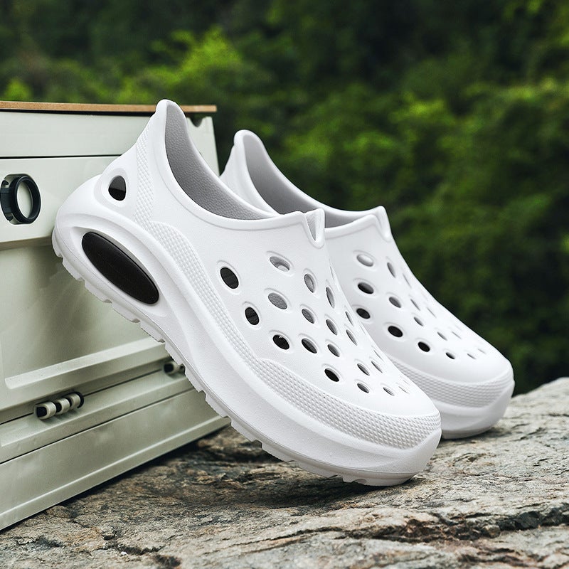 Thick Sole Bag Heel Cave Shoes For Men And Women Outer Wear Beach Fashion Casual Sports All-Match Elegant Feeling Of Stepping On Shoes - Image 1