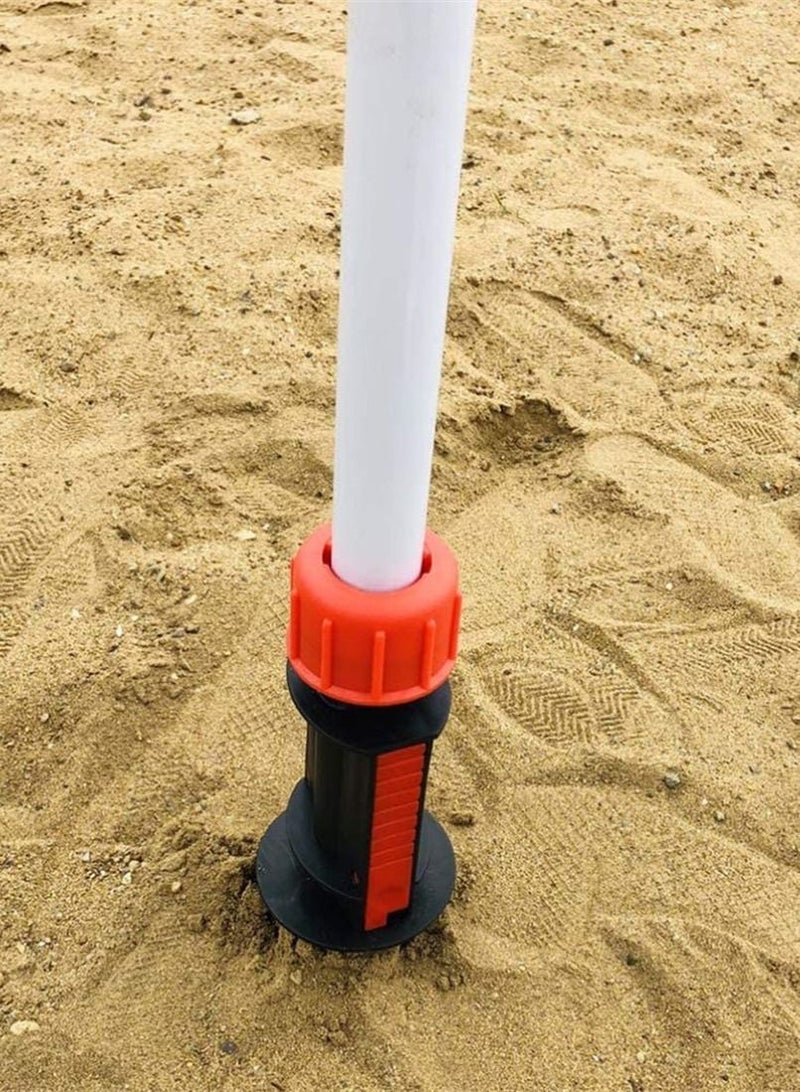 SYOSI Umbrella Anchor Stand, Beach Umbrella Anchor Stand Holder Plastic Umbrella Sand Grabber Fishing Pole Sand Anchor Outdoor Supplies  - Image 2