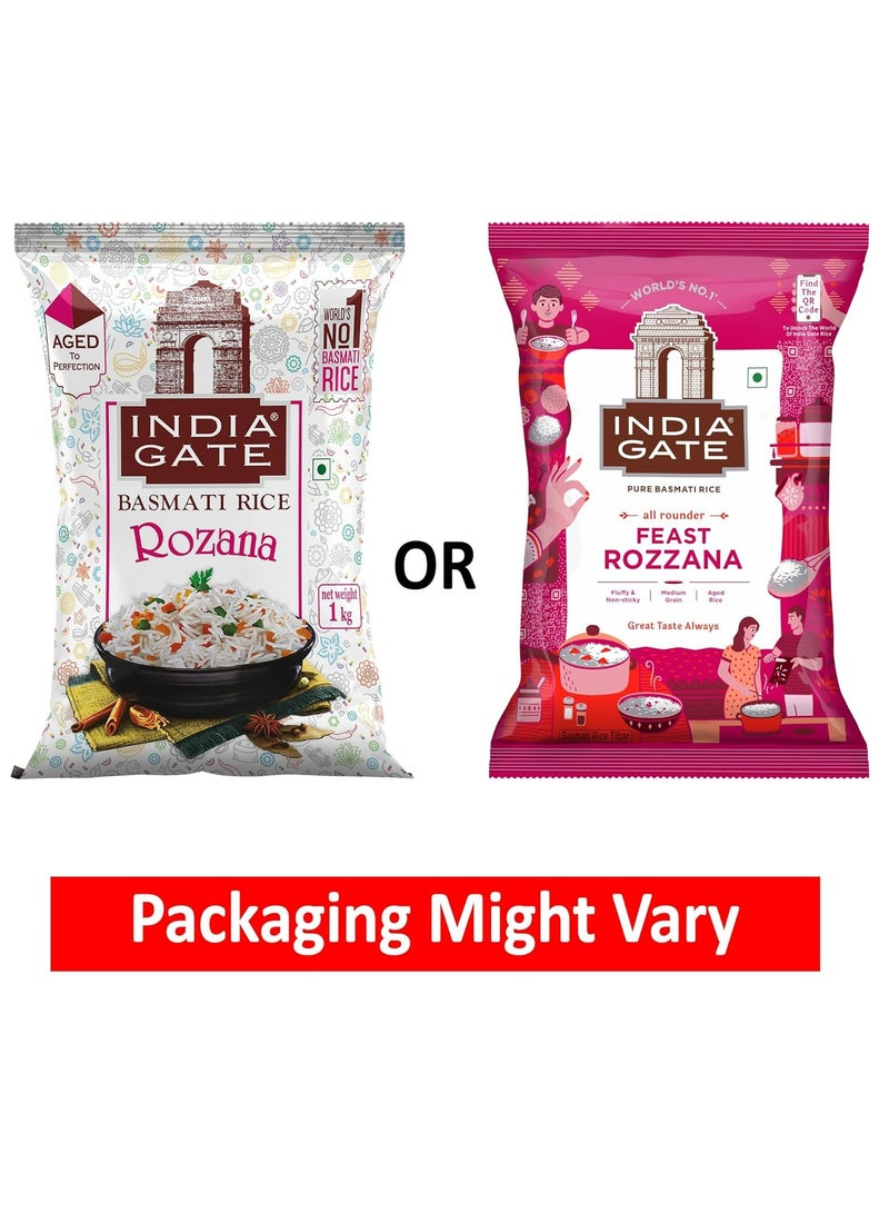 إنديا جايت فيست روزانا أرز بسمتي 1 كيلو - Image 2