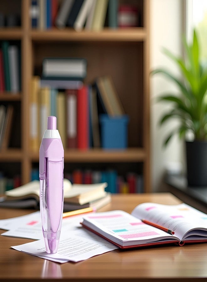 Rosojodg شريط تصحيح أرجواني اللون من Rosojodg، شريط تصحيح أبيض، أشرطة تصحيح، لوازم مكتبية مدرسية للتصحيح الفوري - Image 4