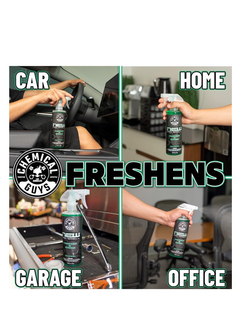 Chemical Guys Chemical Guys AIR_101_16 New Car Smell Premium Air Freshener and Odor Eliminator, Long-Lasting Scent, Great for Cars, Trucks, SUVs, RVs & More, 16 fl oz  - Image 3