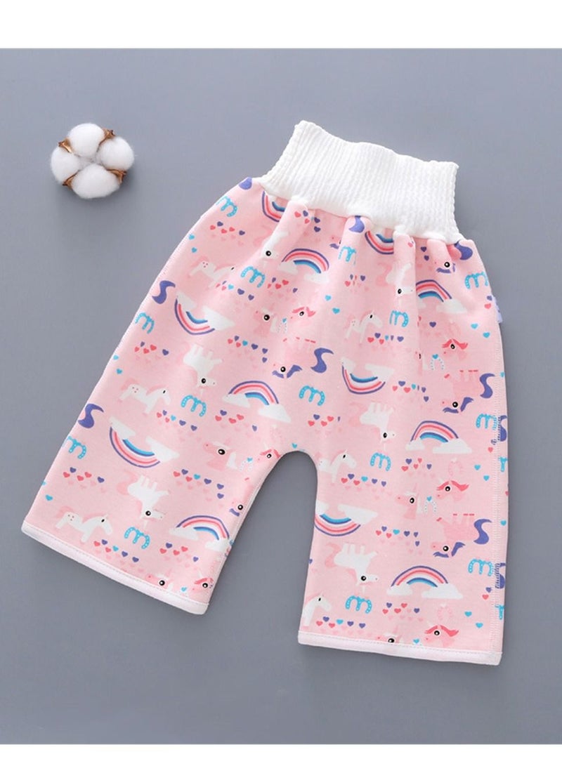 Loquat Cotton Baby Pants Waterproof Underwear For Pee Nappy Diaper Pants Potty Training - Image 1