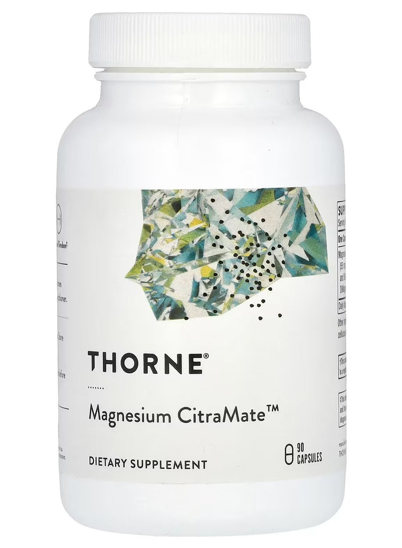 ثورن Magnesium CitraMate، ‏90 كبسولة (135 ملجم لكل كبسولة) - Image 1