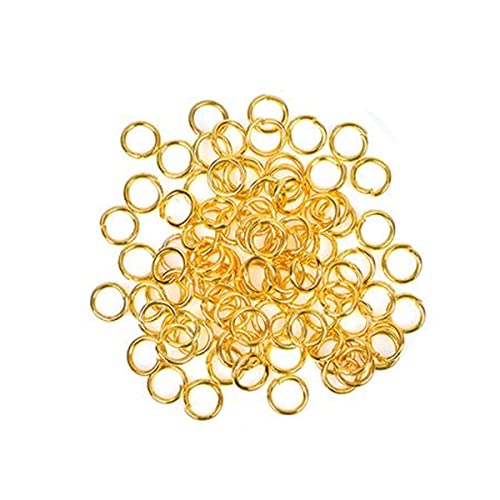 Excellentcrafts Combo Pack – Earring Hooks & Jump Rings for Jewelry Making | 100 Gold & 100 Silver Fish Hooks + 100 Gold & 100 Silver Jump Rings | 400 Pcs Total - Image 4